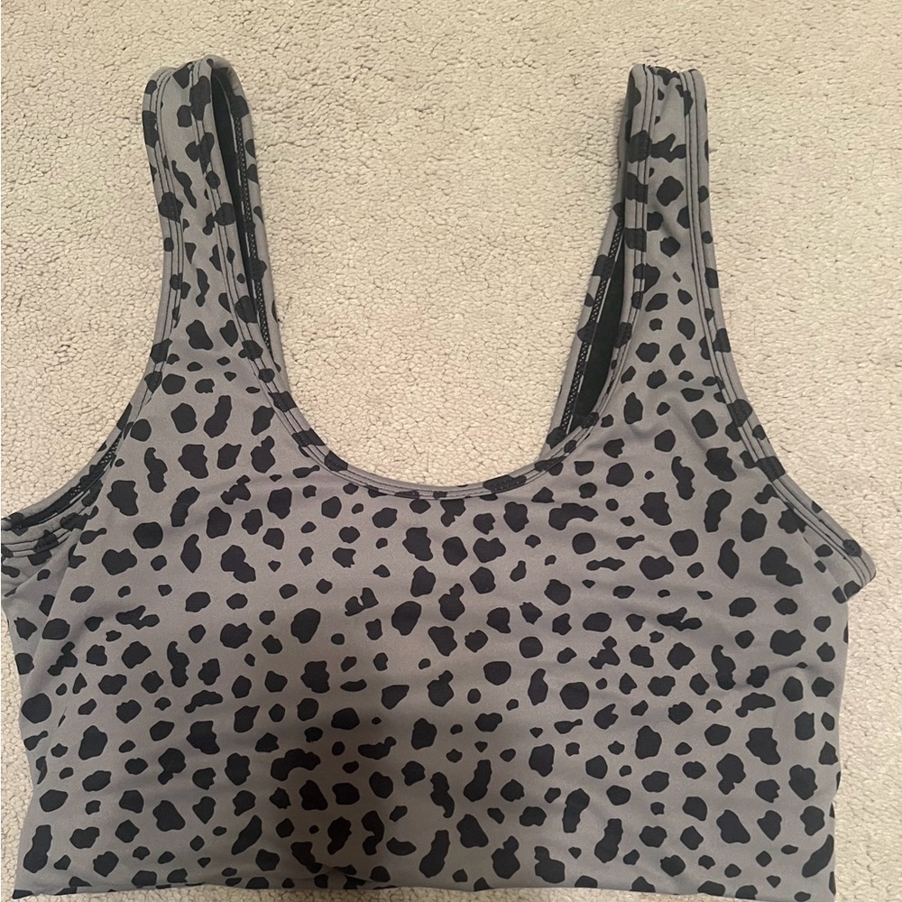 Balance Athletica Snow Leopard Sports Bra - Picture 2 of 2